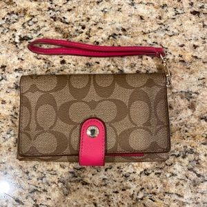 Coach wristlet